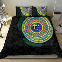 Tafea Tribal Tattoo with Namele Leaves Bedding Set