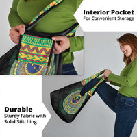 Tafea Tribal Tattoo with Namele Leaves Grocery Bag