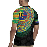 Tafea Tribal Tattoo with Namele Leaves Rugby Jersey