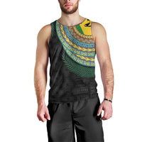 Malampa Tribal Tattoo with Namele Leaves Men Tank Top