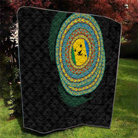 Malampa Tribal Tattoo with Namele Leaves Quilt