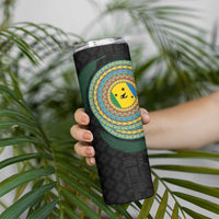 Malampa Tribal Tattoo with Namele Leaves Skinny Tumbler