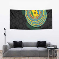 Malampa Tribal Tattoo with Namele Leaves Tapestry LT03 - Polynesian Pride