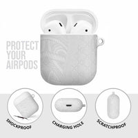 Niue White Sunday AirPods Case Hiapo Tribal Art Tattoos LT03 - Polynesian Pride