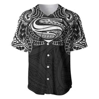 Super Samoan Traditional Tribal Art Tattoos Baseball Jersey Black Color - Polynesian Pride