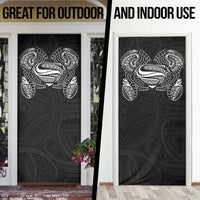 Super Samoan Traditional Tribal Art Tattoos Door Cover Black Color - Polynesian Pride