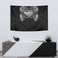 Super Samoan Traditional Tribal Art Tattoos Tapestry Black Color - Polynesian Pride