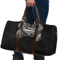 Super Samoan Traditional Tribal Art Tattoos Travel Bag Black Color - Polynesian Pride