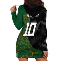 Custom Aotearoa South Africa Rugby Freedom Cup Hoodie Dress Kiwi Warriors Haka with King Protea Symbol - Polynesian Pride