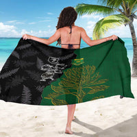 Aotearoa South Africa Rugby Freedom Cup Sarong Kiwi Warriors Haka with King Protea Symbol - Polynesian Pride