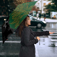 Aotearoa South Africa Rugby Freedom Cup Umbrella Kiwi Warriors Haka with King Protea Symbol LT03 - Polynesian Pride
