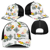 Hawaiian Quilts Baseball Net Cap Tropical Fruits and Plants