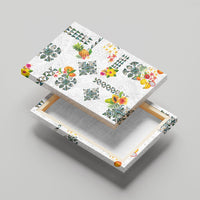 Hawaiian Quilts Canvas Wall Art Tropical Fruits and Plants