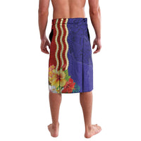 Kiribati Heritage Lavalava Map of the Islands and Polynesia Pattern