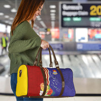 Kiribati Heritage Travel Bag Map of the Islands and Polynesia Pattern