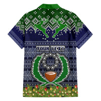 Personalised Pohnpei State Christmas Hawaiian Shirt Coat of Arms Beautiful Merry Xmas Snowflake LT03 - Polynesian Pride