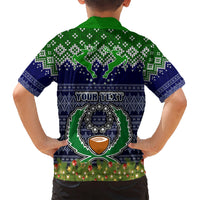 Personalised Pohnpei State Christmas Hawaiian Shirt Coat of Arms Beautiful Merry Xmas Snowflake LT03 - Polynesian Pride