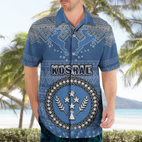 Kosrae Christmas Hawaiian Shirt Coat of Arms Beautiful Merry Xmas Snowflake LT03 - Polynesian Pride