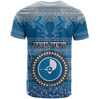 Personalised Yap Christmas T Shirt Coat of Arms Beautiful Merry Xmas Snowflake LT03 - Polynesian Pride