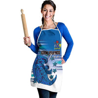 Cook Islands Va'a Race Apron Te Tatau Tattoos Sporty Style Light Blue Color LT03 - Polynesian Pride
