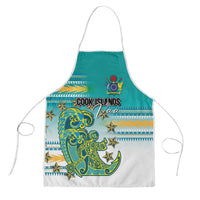 Cook Islands Va'a Race Apron Te Tatau Tattoos Sporty Style Turquoise Color LT03 Turquoise - Polynesian Pride