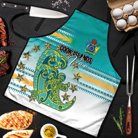 Cook Islands Va'a Race Apron Te Tatau Tattoos Sporty Style Turquoise Color LT03 Turquoise - Polynesian Pride