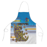 Cook Islands Va'a Race Apron Te Tatau Tattoos Sporty Style Glory Blue Color LT03 Blue - Polynesian Pride