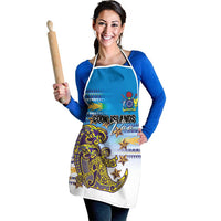 Cook Islands Va'a Race Apron Te Tatau Tattoos Sporty Style Glory Blue Color LT03 - Polynesian Pride