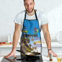 Cook Islands Va'a Race Apron Te Tatau Tattoos Sporty Style Glory Blue Color LT03 - Polynesian Pride