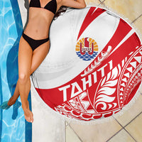 Tahiti Va'a Race Beach Blanket Polynesian Tattoos Sporty Style - Polynesian Pride