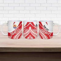 Personalised Tahiti Va'a Race Ceramic Mug Polynesian Tattoos Sporty Style LT03 - Polynesian Pride