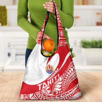Tahiti Va'a Race Grocery Bag Polynesian Tattoos Sporty Style LT03 - Polynesian Pride