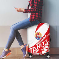 Tahiti Va'a Race Luggage Cover Polynesian Tattoos Sporty Style - Polynesian Pride