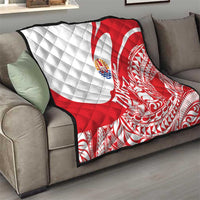 Tahiti Va'a Race Quilt Polynesian Tattoos Sporty Style - Polynesian Pride