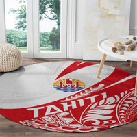 Tahiti Va'a Race Round Carpet Polynesian Tattoos Sporty Style - Polynesian Pride