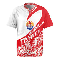 Personalised Tahiti Va'a Race Rugby Jersey Polynesian Tattoos Sporty Style LT03 Red - Polynesian Pride