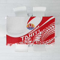 Tahiti Va'a Race Tablecloth Polynesian Tattoos Sporty Style - Polynesian Pride