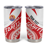Personalised Tahiti Va'a Race Tumbler Cup Polynesian Tattoos Sporty Style LT03 Red - Polynesian Pride