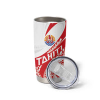 Personalised Tahiti Va'a Race Tumbler Cup Polynesian Tattoos Sporty Style LT03 - Polynesian Pride