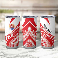 Personalised Tahiti Va'a Race Tumbler Cup Polynesian Tattoos Sporty Style LT03 - Polynesian Pride