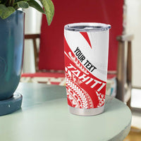 Personalised Tahiti Va'a Race Tumbler Cup Polynesian Tattoos Sporty Style LT03 - Polynesian Pride
