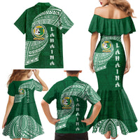 Tonga Lahaina High School Family Matching Mermaid Dress and Hawaiian Shirt Traditional Ngatu and Polynesian Pattern LT03 - Polynesian Pride