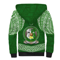 Tonga Liahona High School Sherpa Hoodie Traditional Ngatu and Polynesian Pattern LT03 - Polynesian Pride