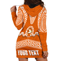Tonga Tailulu College Hoodie Dress Traditional Ngatu and Polynesian Pattern LT03 - Polynesian Pride