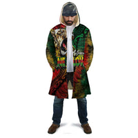Aotearoa One Love Cloak Reggae Lion with Kakahu Huruhuru LT03 - Polynesian Pride
