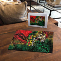 Aotearoa One Love Puzzle Reggae Lion with Kakahu Huruhuru LT03 - Polynesian Pride