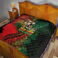 Aotearoa One Love Quilt Reggae Lion with Kakahu Huruhuru LT03 - Polynesian Pride