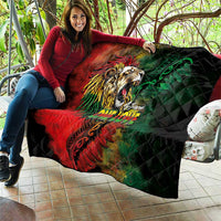 Aotearoa One Love Quilt Reggae Lion with Kakahu Huruhuru LT03 - Polynesian Pride