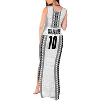 Fiji Rugby Warriors Tank Maxi Dress Masi Tribal Pattern Go Champion 2024 LT03 - Polynesian Pride