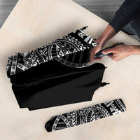 Samoan DNA Art Tattoo Umbrella Polynesian Pattern Black Color